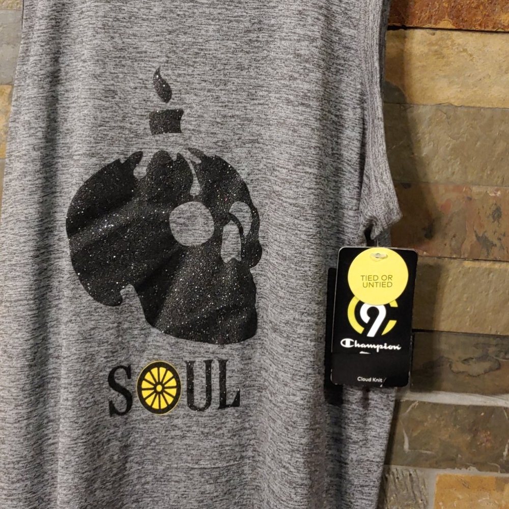 NWT Soul Cycle Skeleton open back tank sz xs